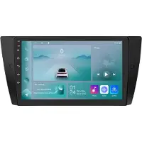 Happiq Autoradio avec Bluetooth et CarPlay pour BMW Série 3 E90/E91/E92/E93 – compatible avec Apple et Android – chaîne stéréo – navigation – système de navigation