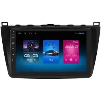Happiq Autoradio avec Bluetooth et CarPlay pour Mazda 6 (2007-2012) – Compatible avec Apple et Android – Système stéréo – Système de navigation – 1 Go de RAM, 16 Go d'espace de stockage