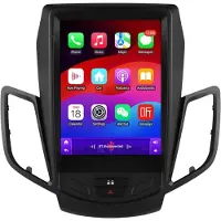 Happiq Autoradio avec Bluetooth et CarPlay pour Ford Fiesta (2009-2016) – compatible avec Apple et Android – système stéréo avec système de navigation – 2 Go de RAM, 32 Go d'espace de stockage