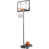 Famanu Système de basket-ball ajustable PRO - anneau de basket-ball de jardin avec base stable
