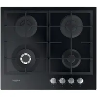Whirlpool AKTL 629/NB1 hob Black Built-in 59 cm Gas 4 zone(s)