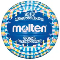 Molten - Ballon de volley-ball de plage « 1300 » PP1178 (5) (bleu)