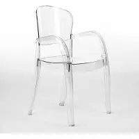 GRAND SOLEIL Chaises de cuisine Joker en polycarbonate transparent