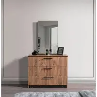 Xl Moebel Gmbh Miroir de luxe Marron Meubles modernes Chambre à coucher Meubles modernes 52x88cm