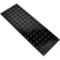 LEGO 1x panneau de construction 6x16 Basic noir panneau de base train 302726 3027