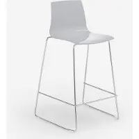 GRAND SOLEIL Tabouret Design Bar Cuisine 64 cm Design Mini Imola - Gris