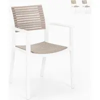 AHD Amazing Home Design Chaise design en polypropylène pour cuisine d'extérieur Bar Restaurant Orion - Gris