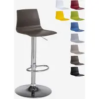 GRAND SOLEIL Tabouret design mat réglable en hauteur Imola Matt Bar de cuisine - Marron