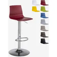 GRAND SOLEIL Tabouret design mat réglable en hauteur Imola Matt Bar de cuisine - Bordeaux