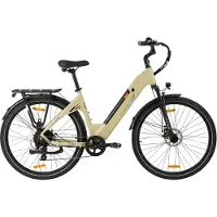TTGO C3 SE Vélo électrique Cadre en alliage d'aluminium 28" Batterie 36V20AH Vitesses Shimano 7 vitesses 80KM-120KM Autonomie max. Jaune