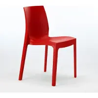 GRAND SOLEIL Chaises Chaise de cuisine Chaise de salle à manger Rome - Rouge