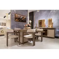 Xl Moebel Gmbh Elégant buffet en bois beige avec miroir moderne