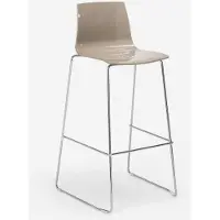 GRAND SOLEIL Tabouret de bar de cuisine 74 cm Design Imola Slitta - Beige