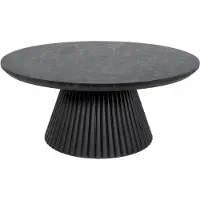 AEA Table en bois noir au design moderne