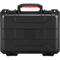 SucceBuy Etui rigide résistant aux intempéries, étui de protection robuste pour boîte de séchage avec mousse prédécoupée, clips de préhension, trous pour cadenas