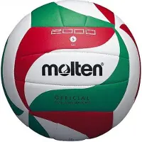 Molten - Ballon de volley PP2552 (5) (blanc/rouge/vert)