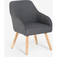 AHD Amazing Home Design Chaise de salle à manger de style nordique en gris Yamori
