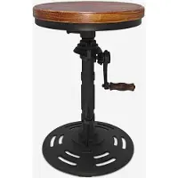 AHD Amazing Home Design Tabouret de bar à manivelle réglable style vintage Zunor