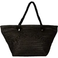 Giorgio Armani Sac de plage EMPORIO en raphia, modèle « Freetime Beach » - Référence 231792 3R922 - Dimensions : environ 61 cm x 33 cm x 31 cm, taille unique, 100 % polyester