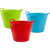 OEM Bac de transport en plastique, Poignées ergonomiques, Utilisation polyvalente, 42L Différentes couleurs, 4 unités++ Économies