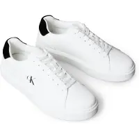 Calvin Klein Baskets basses 'Classic Lace-up' noir / blanc