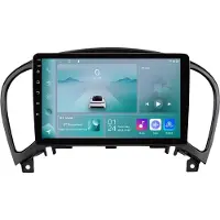 Happiq Autoradio avec Bluetooth, CarPlay, compatible avec Apple et Android, chaîne stéréo, navigation, système de navigation automobile, pour Nissan Juke YF15 (2010-2014)