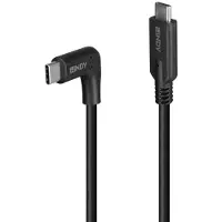 Lindy 32019 Câble USB 3.2 Type C 1.5m coudé à 90 degrés