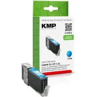 KMP C107CX - 11 ml - Rendement élevé - cyan - compatible - Cartouche d'encre