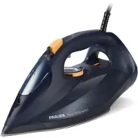 Philips 7000 series DST7060/20 Fer à vapeur - Fer à vapeur - semelle SteamGlide Elite - 2 m - 250 g/min - Bleu - Jaune - 55 g/min (DST7060/20)
