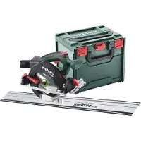 Metabo KS 18 LTX 57 BL Scie circulaire portative sans fil 18 V 57 mm + rail de guidage FS 160 ( 691222000 ) + Metabox - sans batterie, sans chargeur