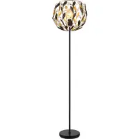 Globo Lighting Lampadaire métal noir mat, 1x E27