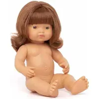 Miniland European Redhead Baby Doll 38 Cm Multicolore Enfants