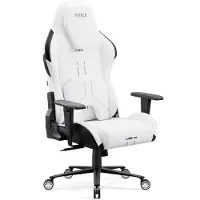 Diablo Chairs Diablo X.One Prime Gaming Chair Chaise de bureau avec fonction de refroidissement, taille normale, couleur blanche