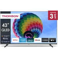 Thomson 43'' (109cm) QLED Google Smart TV, triple tuner, CI+ - 43QG4S14