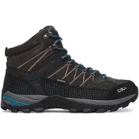 CMP Rigel Mid WP : Chaussures de sport pour hommes, chaussures de randonnée, couleur gris, modèle polyvalent pour le quotidien