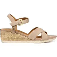 Geox Sandales à talon D ISCHIA CORDA femmes - Beige - 41