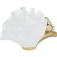 Kare design Vase feuille de ginkgo 45cm
