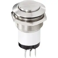 Renkforce RF-4707810 Bouton-poussoir de sonnette simple en acier inoxydable 24 V/1 A (RF-4707810)