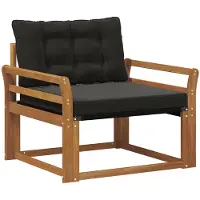 vidaXL Ensemble de canapés d'extérieur en bois d'acacia massif et textilène naturel