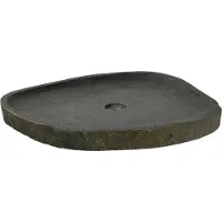 Syfax Bassin de Lavage Gris 65 x 50 x 6 cm Pierre de rivière