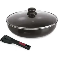 Sitram Agile Sauteuse - Aluminium antiadhésif Ø 28 cm - Noir