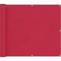 vidaXL Brise-vue pour balcon Bordeaux rouge 100 x 1000 cm Tissu Oxford