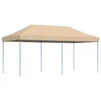 Syfax Tente de fête Beige 292 x 580 x 315 cm Tissu Oxford