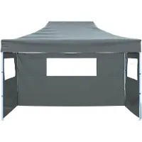 vidaXL Tente de réception anthracite 291 x 431 x 315 cm Tissu Oxford