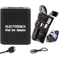 ELECTRONICX Adaptateur AUX Renault 12 Broches ▶ Compatible iPhone iPod iPad - Montage direct facile sans outil