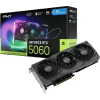 PNY - Carte graphique - GEFORCE RTX 5060 - 8 Go - ARGB - Overclockée - Triple ventilateur - DLSS 4