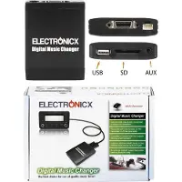 ELECTRONICX Adaptateur USB SD MP3 AUX Bluetooth Mains Libres pour Mazda à partir de 2009 ▶ Radio adaptateur Auto iPhone iPad iPod - Streaming musique appel mains libres