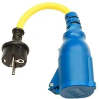 Victron Energy Câble adaptateur 16A/250Vac Fiche à contact de protection Connecteur CEE
