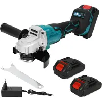 OEM Meuleuse d'angle, moteur sans balais, 3 vitesses, avec 2X batterie