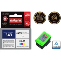 ActiveJet Cartouche d'encre AH-343R (remplace HP 343 C8766EE ; Premium ; 21 ml ; couleur)